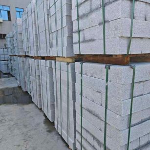 宣城芝麻白路牙石，路侧石