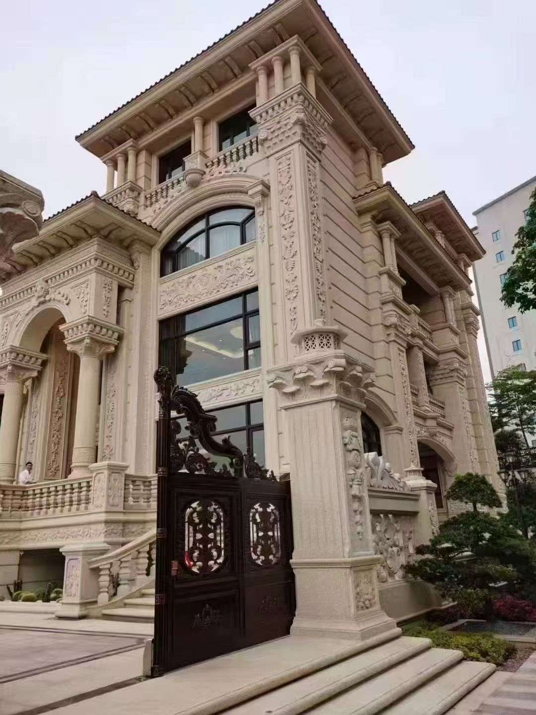 宣城黄金麻别墅外墙异形定制