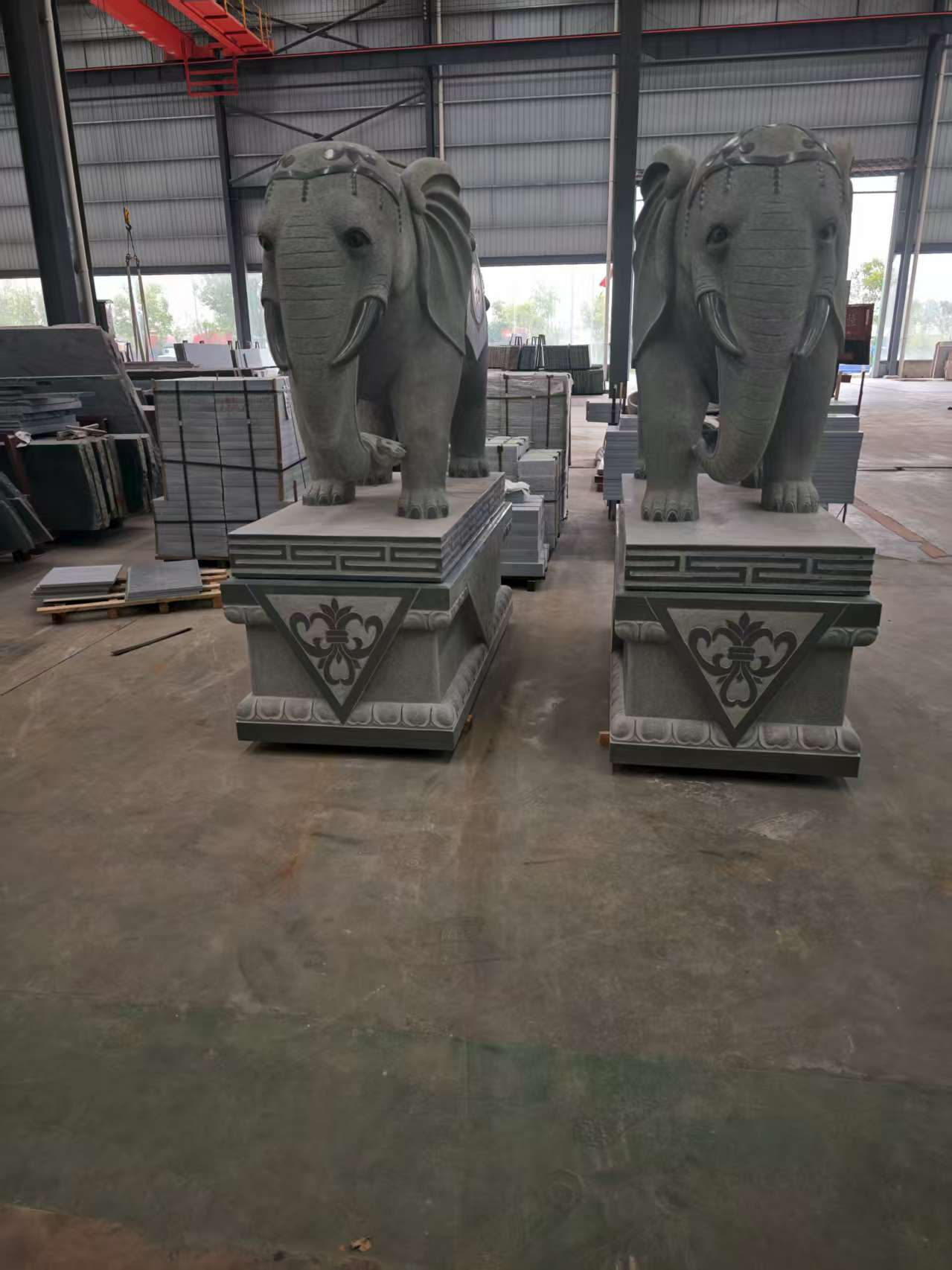 宣城芝麻灰花岗岩对象 芝麻白芝麻灰大象